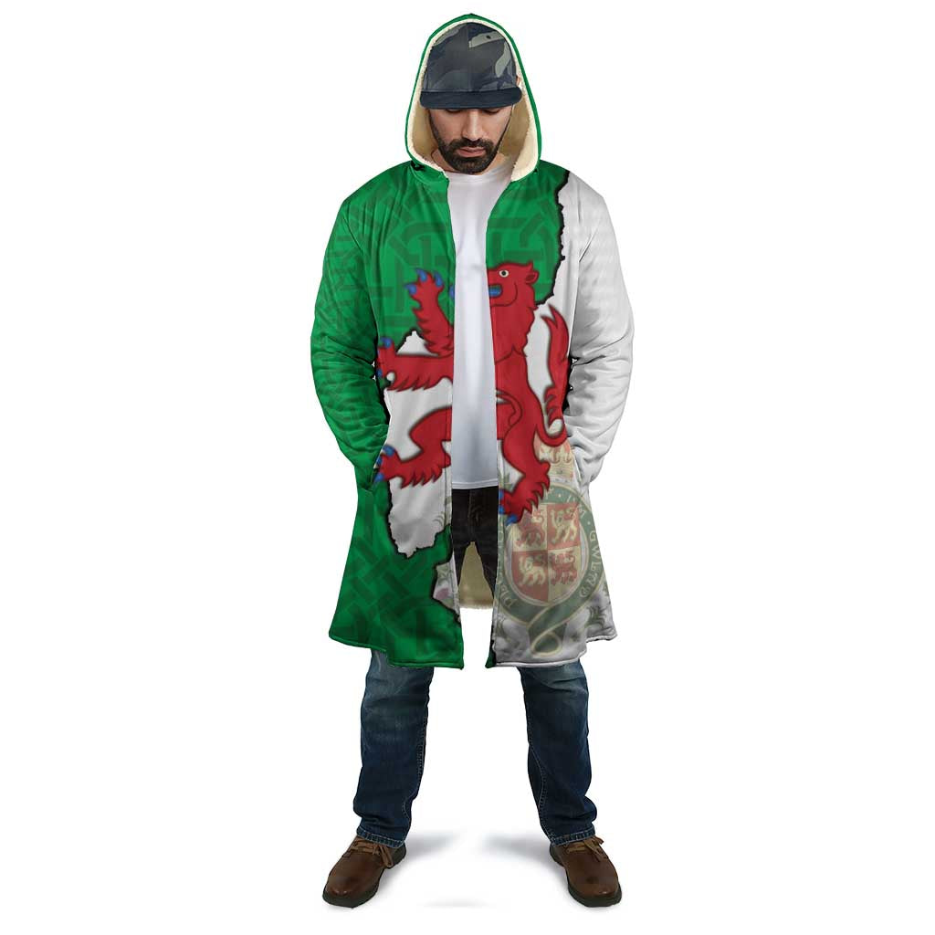 Montgomeryshire Wales Cloak Map and Emblem Celtic Style - Wonder Print Shop