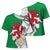 Montgomeryshire Wales Cross Shoulder Shirt Map and Emblem Celtic Style - Wonder Print Shop