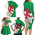 Montgomeryshire Wales Family Matching Long Sleeve Bodycon Dress and Hawaiian Shirt Map and Emblem Celtic Style - Wonder Print Shop