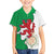 Montgomeryshire Wales Family Matching Off The Shoulder Long Sleeve Dress and Hawaiian Shirt Map and Emblem Celtic Style - Wonder Print Shop