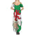 Montgomeryshire Wales Family Matching Summer Maxi Dress and Hawaiian Shirt Map and Emblem Celtic Style - Wonder Print Shop