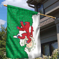 Montgomeryshire Wales Garden Flag Map and Emblem Celtic Style - Wonder Print Shop