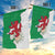 Montgomeryshire Wales Garden Flag Map and Emblem Celtic Style - Wonder Print Shop