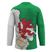 Montgomeryshire Wales Hockey Jersey Map and Emblem Celtic Style - Wonder Print Shop