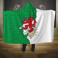 Montgomeryshire Wales Hooded Blanket Map and Emblem Celtic Style - Wonder Print Shop