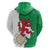 Montgomeryshire Wales Hoodie Map and Emblem Celtic Style - Wonder Print Shop