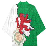 Montgomeryshire Wales Kimono Map and Emblem Celtic Style - Wonder Print Shop