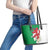 Montgomeryshire Wales Leather Tote Bag Map and Emblem Celtic Style - Wonder Print Shop