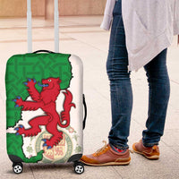 Montgomeryshire Wales Luggage Cover Map and Emblem Celtic Style - Wonder Print Shop