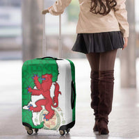 Montgomeryshire Wales Luggage Cover Map and Emblem Celtic Style - Wonder Print Shop