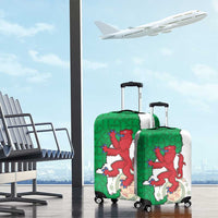 Montgomeryshire Wales Luggage Cover Map and Emblem Celtic Style - Wonder Print Shop