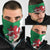 Montgomeryshire Wales Neck Gaiter Map and Emblem Celtic Style - Wonder Print Shop