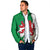 Montgomeryshire Wales Padded Jacket Map and Emblem Celtic Style - Wonder Print Shop