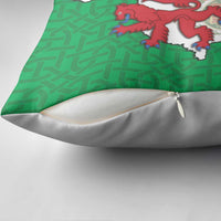 Montgomeryshire Wales Pillow Cover Map and Emblem Celtic Style - Wonder Print Shop
