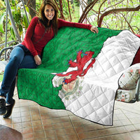Montgomeryshire Wales Quilt Map and Emblem Celtic Style - Wonder Print Shop