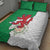 Montgomeryshire Wales Quilt Bed Set Map and Emblem Celtic Style - Wonder Print Shop