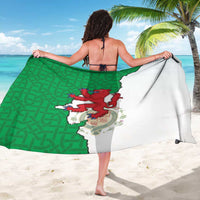Montgomeryshire Wales Sarong Map and Emblem Celtic Style - Wonder Print Shop