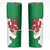 Montgomeryshire Wales Skinny Tumbler Map and Emblem Celtic Style - Wonder Print Shop