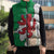 Montgomeryshire Wales Sleeveless Puffer Jacket Map and Emblem Celtic Style - Wonder Print Shop