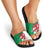 Montgomeryshire Wales Slide Sandals Map and Emblem Celtic Style - Wonder Print Shop