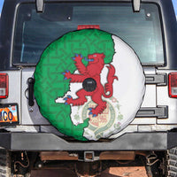 Montgomeryshire Wales Spare Tire Cover Map and Emblem Celtic Style - Wonder Print Shop