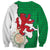 Montgomeryshire Wales Sweatshirt Map and Emblem Celtic Style - Wonder Print Shop