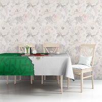 Montgomeryshire Wales Tablecloth Map and Emblem Celtic Style - Wonder Print Shop