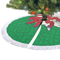 Montgomeryshire Wales Tree Skirt Map and Emblem Celtic Style - Wonder Print Shop