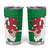 Montgomeryshire Wales Tumbler Cup Map and Emblem Celtic Style - Wonder Print Shop