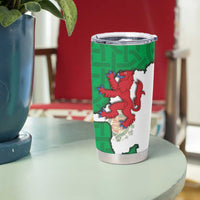 Montgomeryshire Wales Tumbler Cup Map and Emblem Celtic Style - Wonder Print Shop