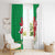 Montgomeryshire Wales Window Curtain Map and Emblem Celtic Style - Wonder Print Shop