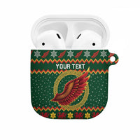 Personalized Montgomeryshire Wales Christmas AirPods Case Celtic Red Wing Cymru Heritage - Wonder Print Shop