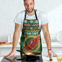 Personalized Montgomeryshire Wales Christmas Apron Celtic Red Wing Cymru Heritage - Wonder Print Shop