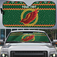 Personalized Montgomeryshire Wales Christmas Auto Sun Shade Celtic Red Wing Cymru Heritage - Wonder Print Shop