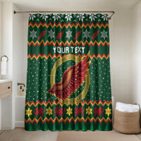 Personalized Montgomeryshire Wales Christmas Bathroom Set Celtic Red Wing Cymru Heritage - Wonder Print Shop