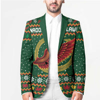 Personalized Montgomeryshire Wales Christmas Blazer Celtic Red Wing Cymru Heritage - Wonder Print Shop