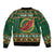 Personalized Montgomeryshire Wales Christmas Bomber Jacket Celtic Red Wing Cymru Heritage - Wonder Print Shop