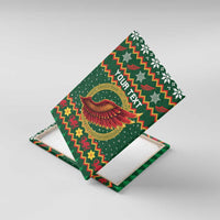 Personalized Montgomeryshire Wales Christmas Canvas Wall Art Celtic Red Wing Cymru Heritage - Wonder Print Shop