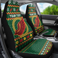 Personalized Montgomeryshire Wales Christmas Car Seat Cover Celtic Red Wing Cymru Heritage - Wonder Print Shop