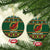 Personalized Montgomeryshire Wales Christmas Ceramic Ornament Celtic Red Wing Cymru Heritage - Wonder Print Shop