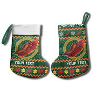 Personalized Montgomeryshire Wales Christmas Stocking Celtic Red Wing Cymru Heritage - Wonder Print Shop