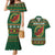 Personalized Montgomeryshire Wales Christmas Couples Matching Mermaid Dress and Hawaiian Shirt Celtic Red Wing Cymru Heritage - Wonder Print Shop