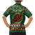 Personalized Montgomeryshire Wales Christmas Family Matching Mermaid Dress and Hawaiian Shirt Celtic Red Wing Cymru Heritage - Wonder Print Shop