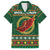 Personalized Montgomeryshire Wales Christmas Family Matching Off The Shoulder Long Sleeve Dress and Hawaiian Shirt Celtic Red Wing Cymru Heritage - Wonder Print Shop