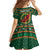 Personalized Montgomeryshire Wales Christmas Family Matching Off Shoulder Maxi Dress and Hawaiian Shirt Celtic Red Wing Cymru Heritage - Wonder Print Shop