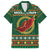 Personalized Montgomeryshire Wales Christmas Family Matching Off Shoulder Maxi Dress and Hawaiian Shirt Celtic Red Wing Cymru Heritage - Wonder Print Shop