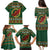 Personalized Montgomeryshire Wales Christmas Family Matching Puletasi and Hawaiian Shirt Celtic Red Wing Cymru Heritage - Wonder Print Shop