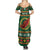 Personalized Montgomeryshire Wales Christmas Family Matching Summer Maxi Dress and Hawaiian Shirt Celtic Red Wing Cymru Heritage - Wonder Print Shop