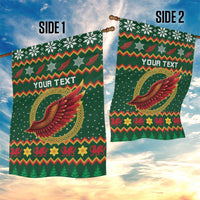 Personalized Montgomeryshire Wales Christmas Garden Flag Celtic Red Wing Cymru Heritage - Wonder Print Shop