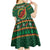 Personalized Montgomeryshire Wales Christmas Kid Short Sleeve Dress Celtic Red Wing Cymru Heritage - Wonder Print Shop